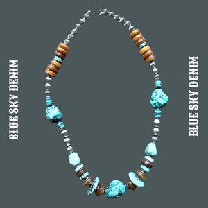 Turquoise Necklace Handmade